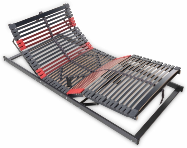 Betten-ABC Max Premium Elektro–7-Zonen-Lattenrost mit elektrischer Kopf- und Fußteilverstellung, Größe: 120x200