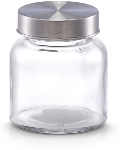 Vorratsglas Mini mit Metalldeckel - Ø 6,8 x 7,8 cm Bild 2
