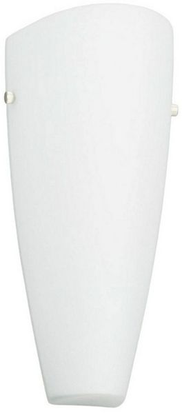 Lindby Wandleuchte Hermine, Glas Weiß IP20, 1 x 60 W