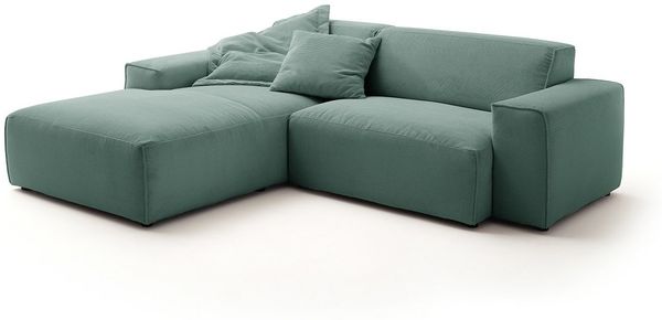 KAWOLA Ecksofa RANI, Couch L-Form rechts oder links, verschiedene Farben 228x189 cm