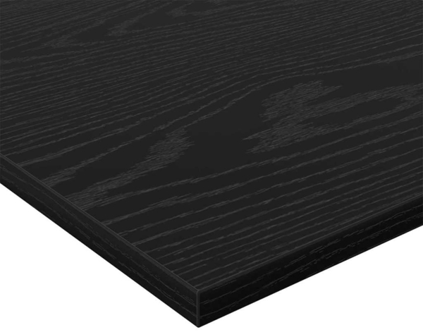 vidaXL Regalbrett 4 pcs Schwarz 60 x 40 x 1.5 cm Holzwerkstoff 875056 Bild 8