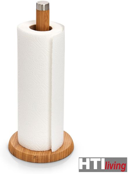 neuetischkultur Bambus, Edelstahl Küchenrollenhalter Bild 2