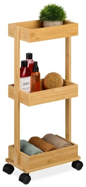 Bambus Rollwagen 3 Ebenen 10050632