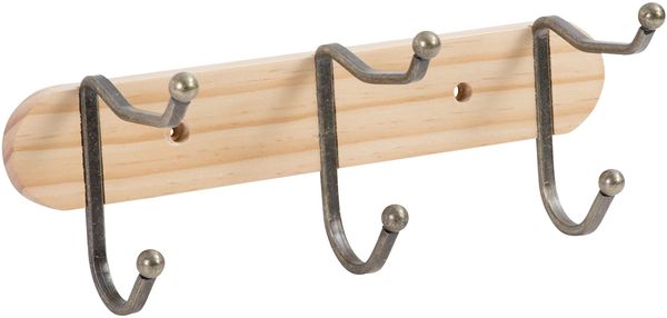 axentia Wandgerderobe, Kiefernholz, ca. 29 x 11,3 x 10,7 cm