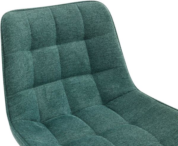 Barhocker SYDNEY - Grün, Stoff Barhocker mit Lehne Barstuhl Tresenhocker Tresenstuhl Kneipenhocker Kneipenstuhl Bild 6