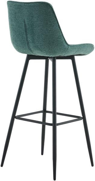 Barhocker SYDNEY - Grün, Stoff Barhocker mit Lehne Barstuhl Tresenhocker Tresenstuhl Kneipenhocker Kneipenstuhl Bild 5