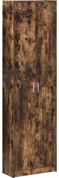 vidaXL Kleiderschrank Geräucherte Eiche 55 x 25 x 189 cm Holzwerkstoff 3334012