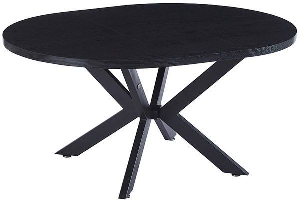 HOME DELUXE Esstisch Rund Ausziehbar AVENTURA inkl. Sternfuß - 120-160 x 120 cm Dark Oak Bild 7