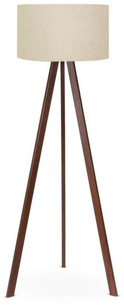 Opviq Stehlampe Boho Deko, ohne Leuchtmittel, Skandinavisches Design, Stabile MDF-Konstruktion, Dezente Holzoptik