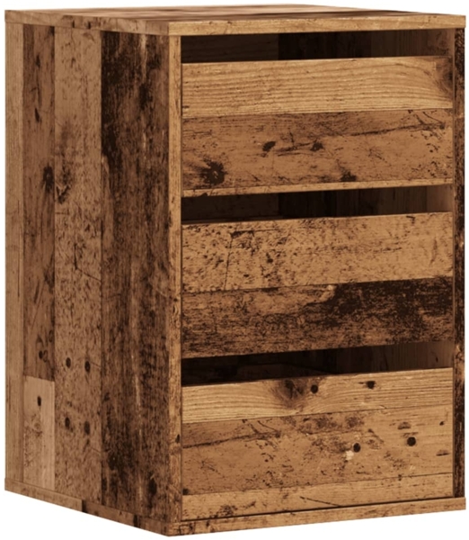 vidaXL Kommode Altholz-Optik 40x41x58 cm Holzwerkstoff 852841