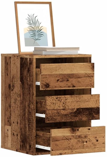 vidaXL Kommode Altholz-Optik 40x41x58 cm Holzwerkstoff 852841