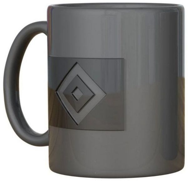 HSV Tasse Hamburger SV Tasse HSV Tasse Relief grau