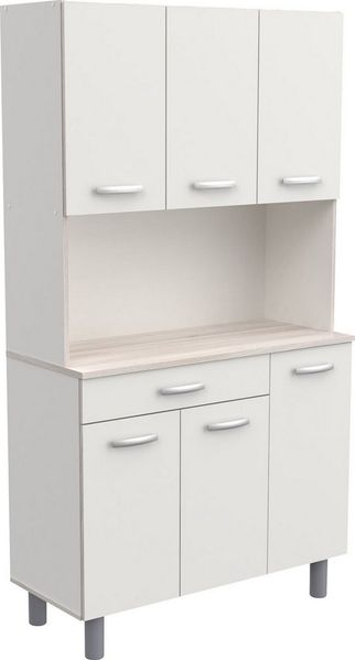 Demeyere GROUP Küchenbuffet Pasta KUECHENBUFFET 6 TUERIG/1 SCHUBLADEN, ohne Elektrogeräte