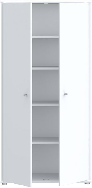 FORTE Tempra2 Kommode, Holzwerkstoff, Weiß, 73,7 x 149,5 x 34,8 cm Bild 4