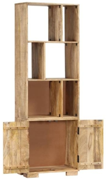 vidaXL Bücherregal 60 x 35 x 180 cm Massivholz Mango Bild 5