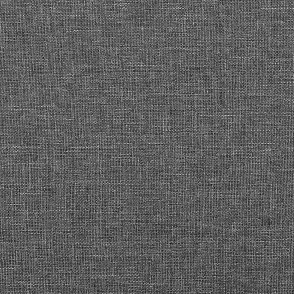 vidaXL Polsterbett mit Kopfteil Stoff Dunkelgrau 160x200 cm Bild 11
