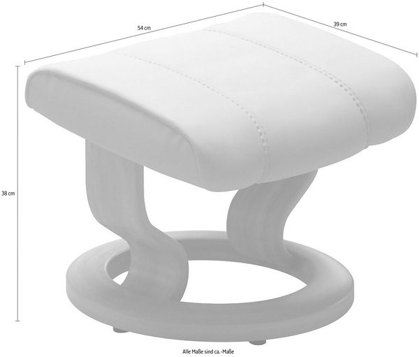Stressless® Fußhocker Consul, mit Classic Base, Gestell Eiche
