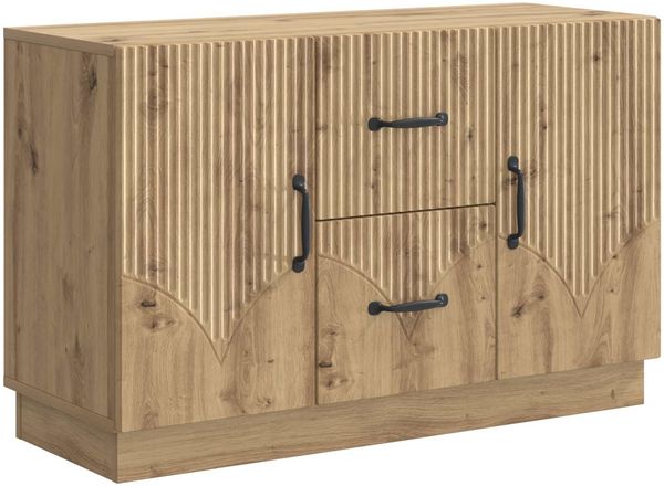 vidaXL Sideboard Artisan-Eiche 89 x 34,5 x 57 cm Holzwerkstoff 895354