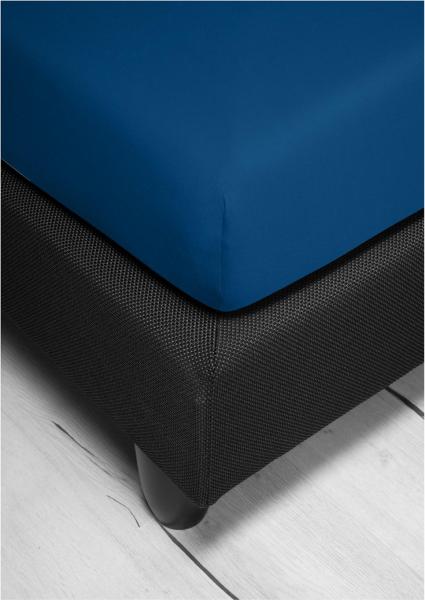 Irisette Fein-Biber Betttuch Merkur 0006 indigo 150x250 cm 6-22 indigo