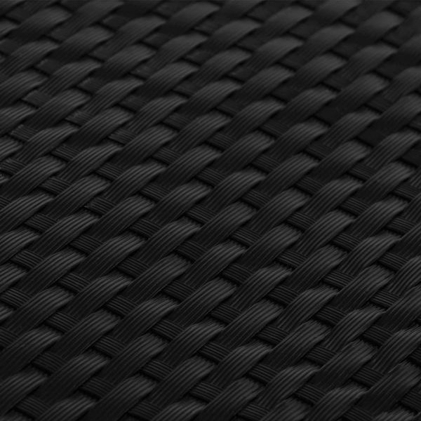 vidaXL Balkon-Sichtschutz Schwarz 400x100 cm Poly Rattan 156300 Bild 6