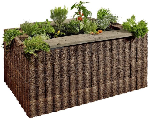 Kann Hochbeet-Set Wellino 170 x 110 x 80 cm braun