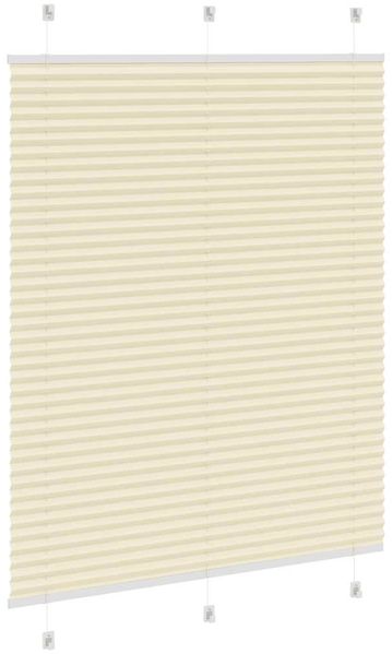 vidaXL Plissee Creme 110x100 cm Stoffbreite 109,4 cm Polyester 4015281 Bild 4
