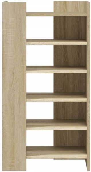 vidaXL Schuhschrank Sonoma-Eiche 52x37,5x100 cm Holzwerkstoff 848446 Bild 4