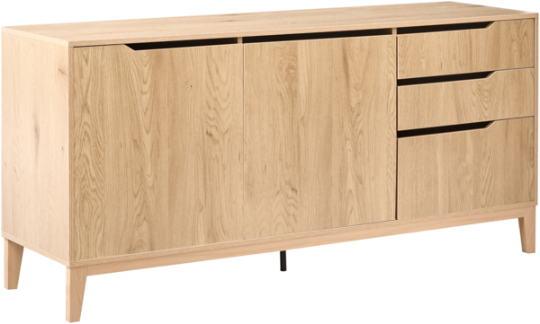 Sideboard mit 2 Türen MONCTON Hellbraun