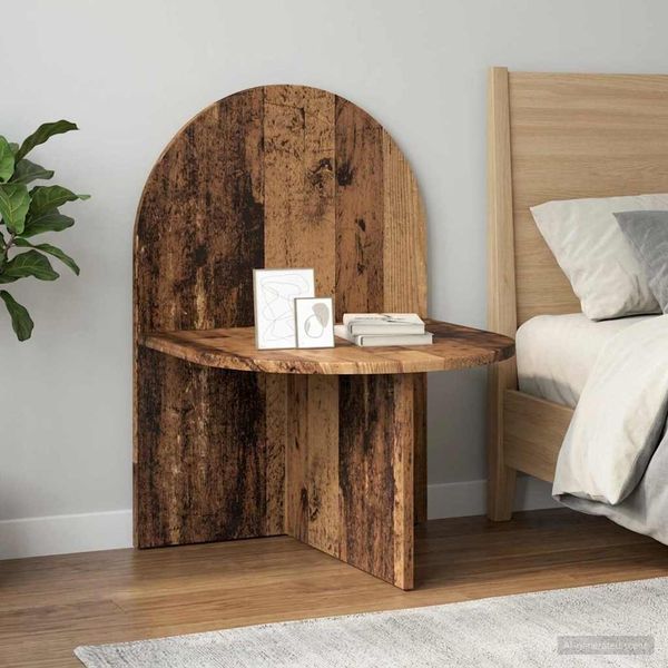 vidaXL Nachttisch Altholz 48 x 49 x 65 cm Holzwerkstoff 8001127