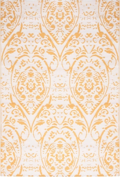vidaXL Outdoor-Teppich ARAKIL Gelb 140x200 cm PP 317040