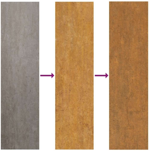 vidaXL Pflanzkübel 2 pcs Rostig 75 x 75 x 60 cm Wetterfeststahl 884051 Bild 10