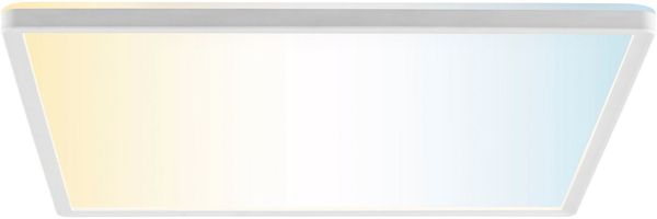 Hanseatic LED Panel DLP220A, CCT - über Fernbedienung, LED fest integriert, warmweiß - kaltweiß, Deckenlampe, Deckenleuchte, dimmbar, CCT über Wandschalter, Backlight