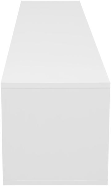 TV Lowboard 170 cm Weiß Hochglanz schwebend - Moderner Fernsehschrank grifflos wandmontierbar mit Schubladen, für Wohnzimmer Bild 7