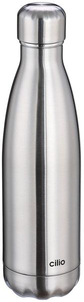 Cilio Elegante Isolierflasche 500 ml Edelstahl