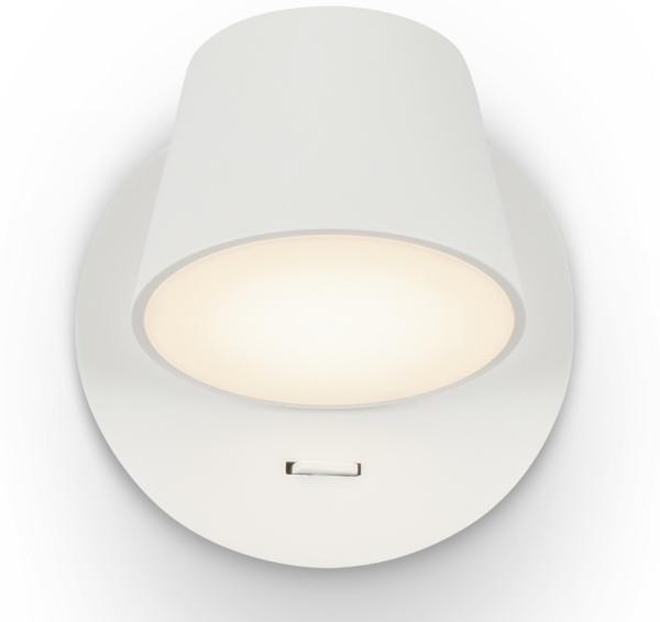 Maytoni Wandleuchte Pixel, Weiß, 1 flg, 7 W, 350 lm, 12x12 cm (BxH)