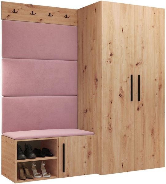 Garderoben-Set Mapreni I (Farbe: Artisan Eiche, Manila 09)