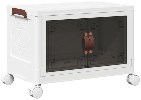 vidaXL Aufbewahrungsbox mit Rädern Stapelbar 28 L 48,5x29,5x33 cm 4012365