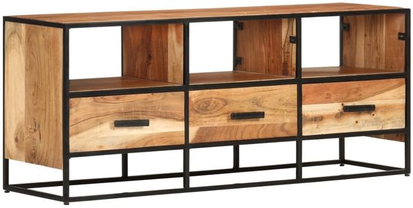 vidaXL TV-Schrank 110 x 30 x 45 cm Massivholz Akazie [327448]