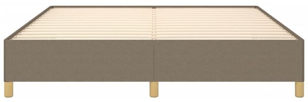 vidaXL Boxspringbettgestell Taupe 160x200 cm Stoff 3120973 Bild 5