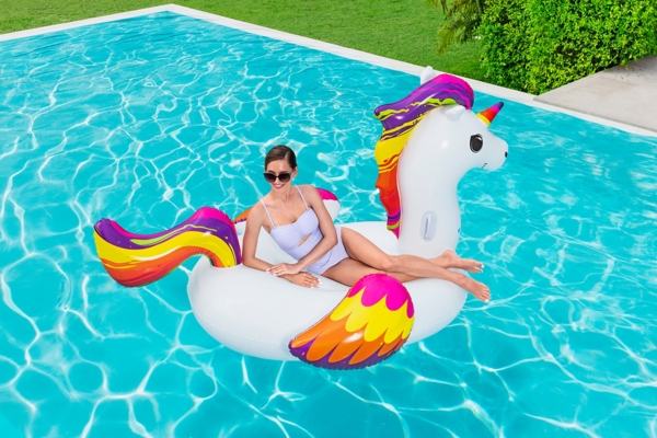 Schwimmtier Einhorn 224 x 164 cm Bild 3