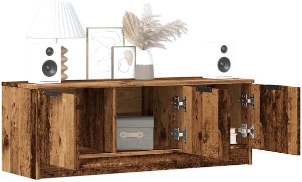 vidaXL TV-Schrank Altholz-Optik 102x35x36,5 cm Holzwerkstoff 856947