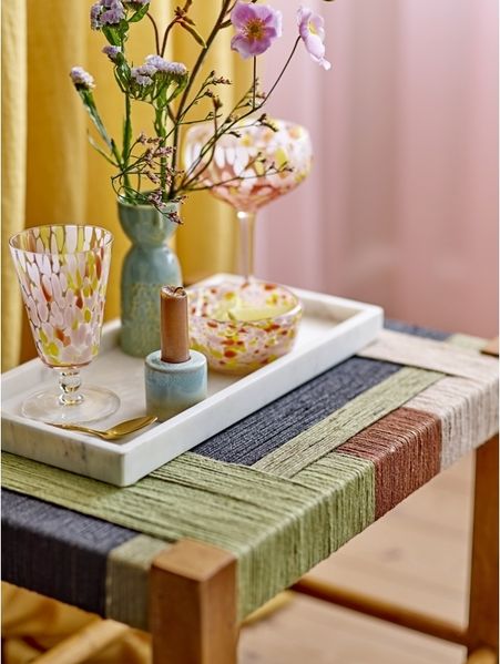 BLOOMINGVILLE Lilya Weinglas Rose Glas