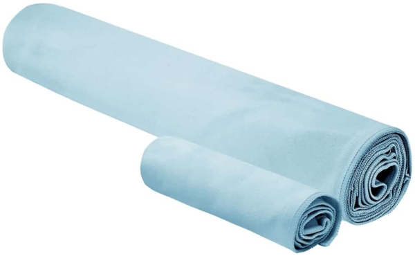 vidaXL Sporthandtuch Set 2 pcs Blau Stoff 42011495