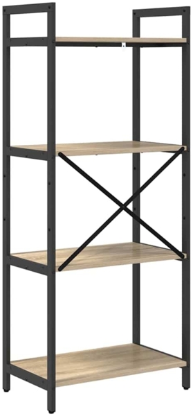 vidaXL Bücherregal Sonoma-Eiche 56 x 34 x 133,5 cm Holzwerkstoff 883869 Bild 6