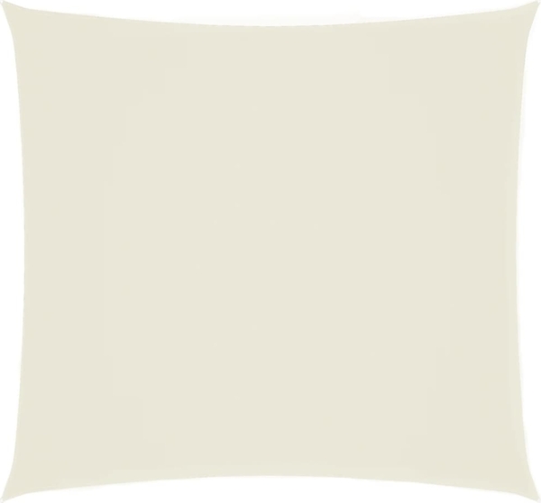 vidaXL Sonnensegel Oxford-Gewebe Quadratisch 7x7 m Creme 135198