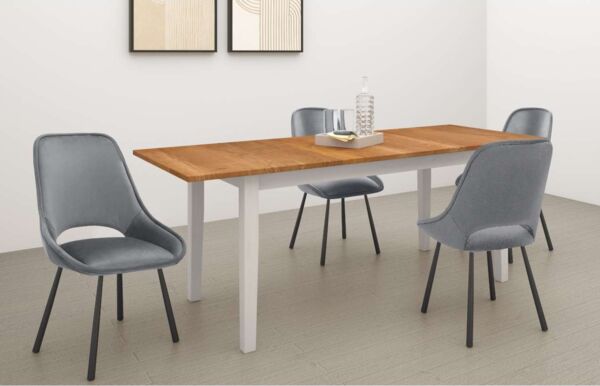 OTTO home Esstisch Dakota, aus massivem Kiefernholz, ausziehbar, Breite 160-200 cm