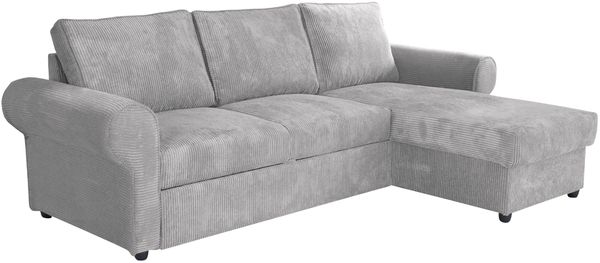 Ecksofa Usero Cord (Farbe: Poso 110)