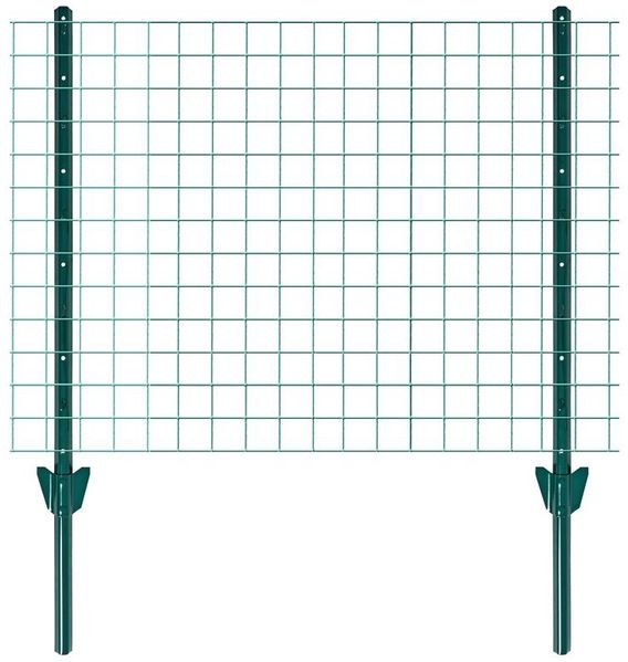 Zaunset Volierendraht Gartenzaun 1 x 25 m Drahtzaun 19 mm Zaun Komplett-Set Grün