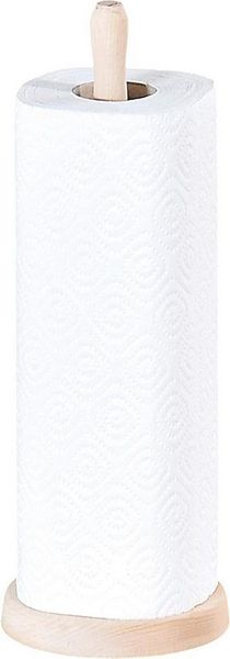 Küchenrollenhalter Buche mit Küchenrolle