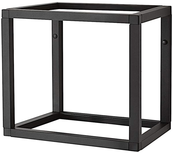 Aluments Quader-Rack Regal in SCHWARZ mit 45 cm Höhe und 120 cm Breite / Regalsystem / Modulregal Bild 3